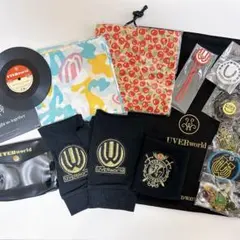 @*様 UVERworld グローブ セット UVERworldの歴代グローブ 初代金グローブ 金色の糸でグローブに直接
