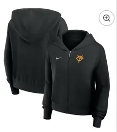 読売ジャイアンツ ナイキ ブラック YG フル ジップフーディー　レディス