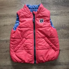 DOUBLE.B ミキハウス　ダウンベスト サイズ90 赤
