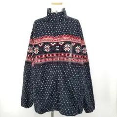 /＊b【未使用・3XL】 ユニクロ プリント フリース フルジップ ジャケット
