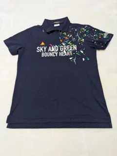 lecoqsportif ゴルフコレクション シャツ L ネイビー