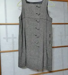 COMME CA ISM キッズ 원피스 ヘリンボーン