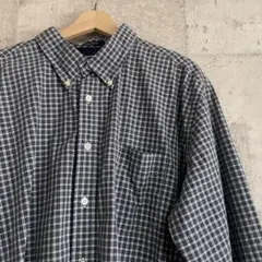 TOMMY HILFIGER 長袖シャツ XL チェック柄 ビッグサイズ