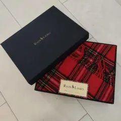 新品✨RALPH LAURENラルフ ローレンブランケットひざ掛けストールのサムネイル