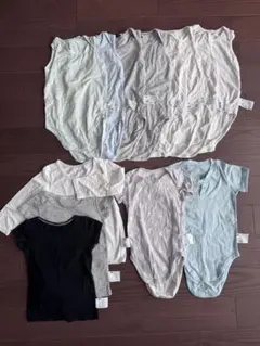 UNIQLO 90 肌着　まとめ売り　エアリズム　ロンパース　シャツ　半袖　長袖