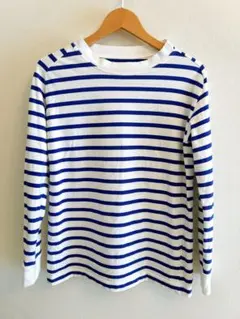 Limhome®︎ ブルーボーダーシャツ