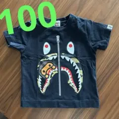 BAPE KIDS サメデザイン Tシャツ ブラック140cm正規品 - メルカリ