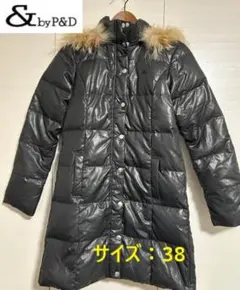 &by P&D ピンキー＆ダイアン 3wayロングダウンコート 黒 サイズ38のサムネイル