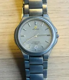 【ジャンク品】シチズン ATTESA アテッサ 腕時計 チタン製 クォーツのサムネイル