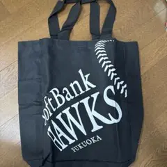 未使用⭐︎ソフトバンクホークス トートバッグ 黒