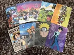 クリアファイル　9枚まとめ売り　ナルト　ワンピース　BLEACH