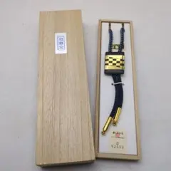 伝統工芸　純金打込　京象嵌　ループタイ