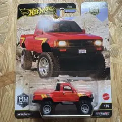 1987 トヨタ ハイラックス ピックアップトラック ホットウィール 赤系