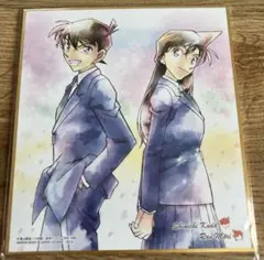 名探偵コナン　ミニ色紙ART 毛利蘭　工藤新一