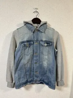 アナザーエディション ユナイテッドアローズ デニム パーカー グレー