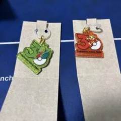 ポケモン ポケチャーム 30周年ロゴマスコット キモリ ヒコザル