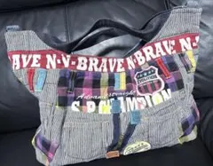 リメイクデニムバッグ 2WAY トートバッグ　多ポケット ハンドメイド