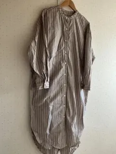 新品未使用　ロングシャツワンピ