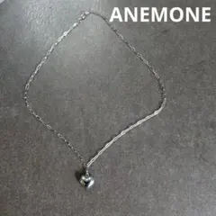 ANEMONE シルバー ハート型ペンダント ネックレス
