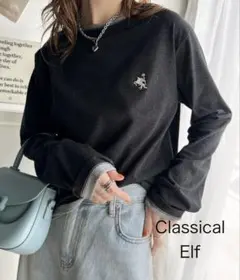 新品！Classical Elf 4998円→1990円 ワンポイント刺繍ロンT