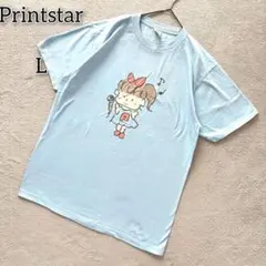 プリントスター 【L】 トップス Tシャツ プリント カジュアル ビッグプリントのサムネイル