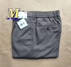 ユニクロC 2026春夏 タックワイドテーパードパンツ M ブラウン