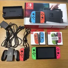 【画面美品】Nintendo Switch 本体フルセット（未対策機）
