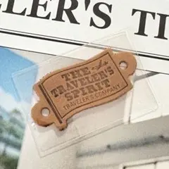 2026 店舗限定　トラベラーズファクトリー レザータグ ブラウン