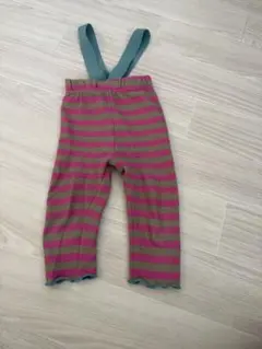 中古品‼️ストライプ サスペンダーパンツ 90cm
