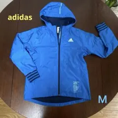 adidas 青 ウィンドブレーカー セットアップ　レディース　Ｍ
