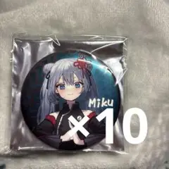 初音ミク Culture39 大き目メタリック缶バッジ 2023 4BOX③ 39Culture 2023 トレーディング 大き目メタリック缶バッジ