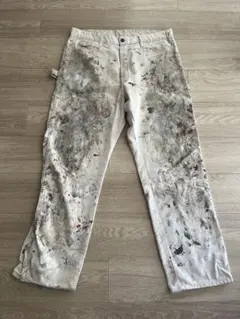 【Dickies】white painter pants