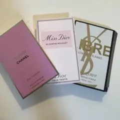 香水サンプルセット Chanel Dior Yves Saint Laurent