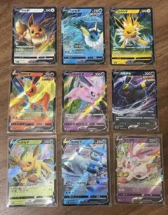 ブイズGXまとめ売り GX 古いカード ブラッキーGX RR イーブイ 引退品