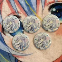ごちうさ ご注文はうさぎですか？シャロ　サンリオコラボ 缶バッジ 2024年4月25日（木）よりSHIBUYA TSUTAYA 6階IP書店にて『ご注文