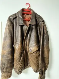 ヴィンテージ　フライトジャケット90s 短丈　レザージャケット　サイズ L