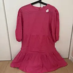 H&Mワンピースピンク