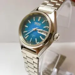 稼働品　レディースSEIKO 自動巻き　腕時計 青文字盤　2206-0480