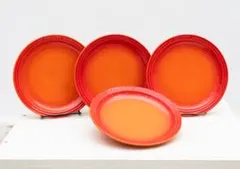 ル・クルーゼ Le Creuset 皿 ラウンドプレート 19 cm オレンジのサムネイル