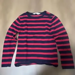 H&M ボーダーコットンニット 120〜130
