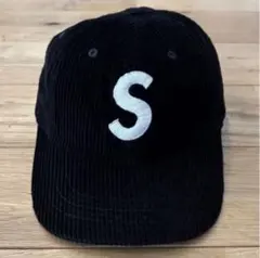 Supreme Corduroy S Logo 6-Panel 24FW 黒