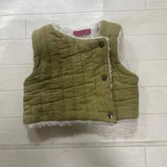 LE TOIT DE LALUNE オリーブグリーン ベスト 12M