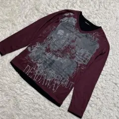 00s 平成 y2kロンTカットソーギャル お兄系 archiveグラフィックT 