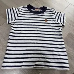 ミキハウス　ボーダーTシャツ 80