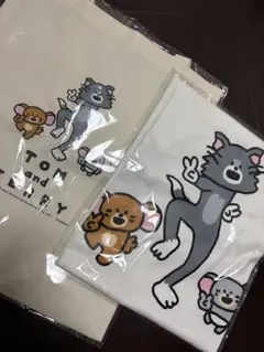 トムとジェリー　ハッピーくじ B賞　Tシャツ　C賞　トートバッグセット