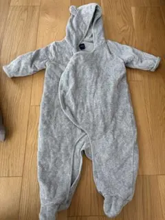 babyGap フード付きロンパース 80cm グレー