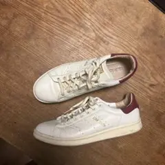 adidas Stan Smith ホワイト/バーガンディ
