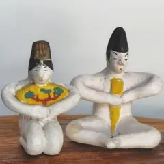 希少 橿原焼 神代人形 畝火荘 造(壺中) 紀元2600年記念品 珍品