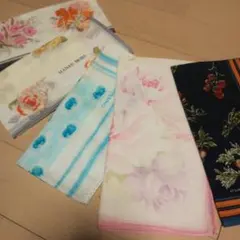 ブランドハンカチ 5枚セット まとめ売り ATUKI.O のみ新品未使用のサムネイル