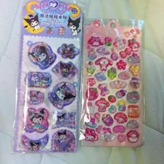 サンリオ　ボンボンドロップシール　ウォーターシール　クロミ　マイメロ